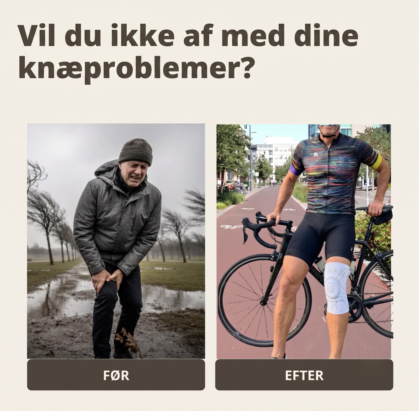 KnæStabil - Få styrken tilbage i dit knæ.