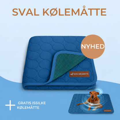 Sval Kølemåtte | Giv din hund et køligt fristed hele sommeren | 1+1 GRATIS