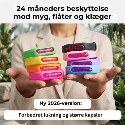 MyggeStop™ Naturligt myggearmbånd [1 sæt indeholder 5 stk.]