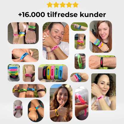 MyggeStop™ Naturligt myggearmbånd [1 sæt indeholder 5 stk.]