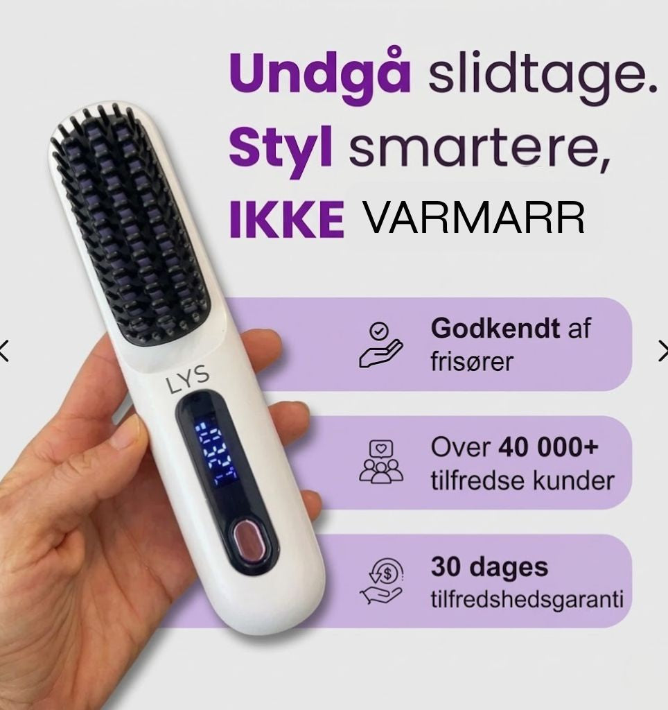 LYS Glat Varmebørste