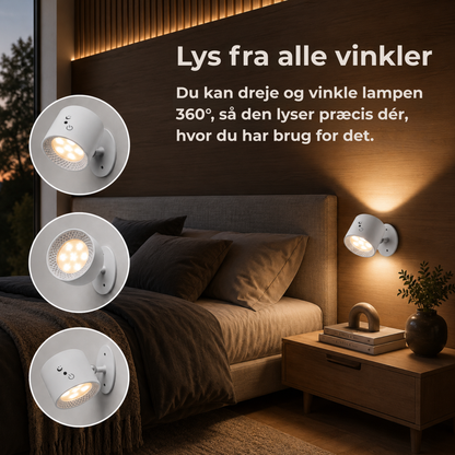 AuraLume™ | Trådløs Væglampe til din ro og hygge