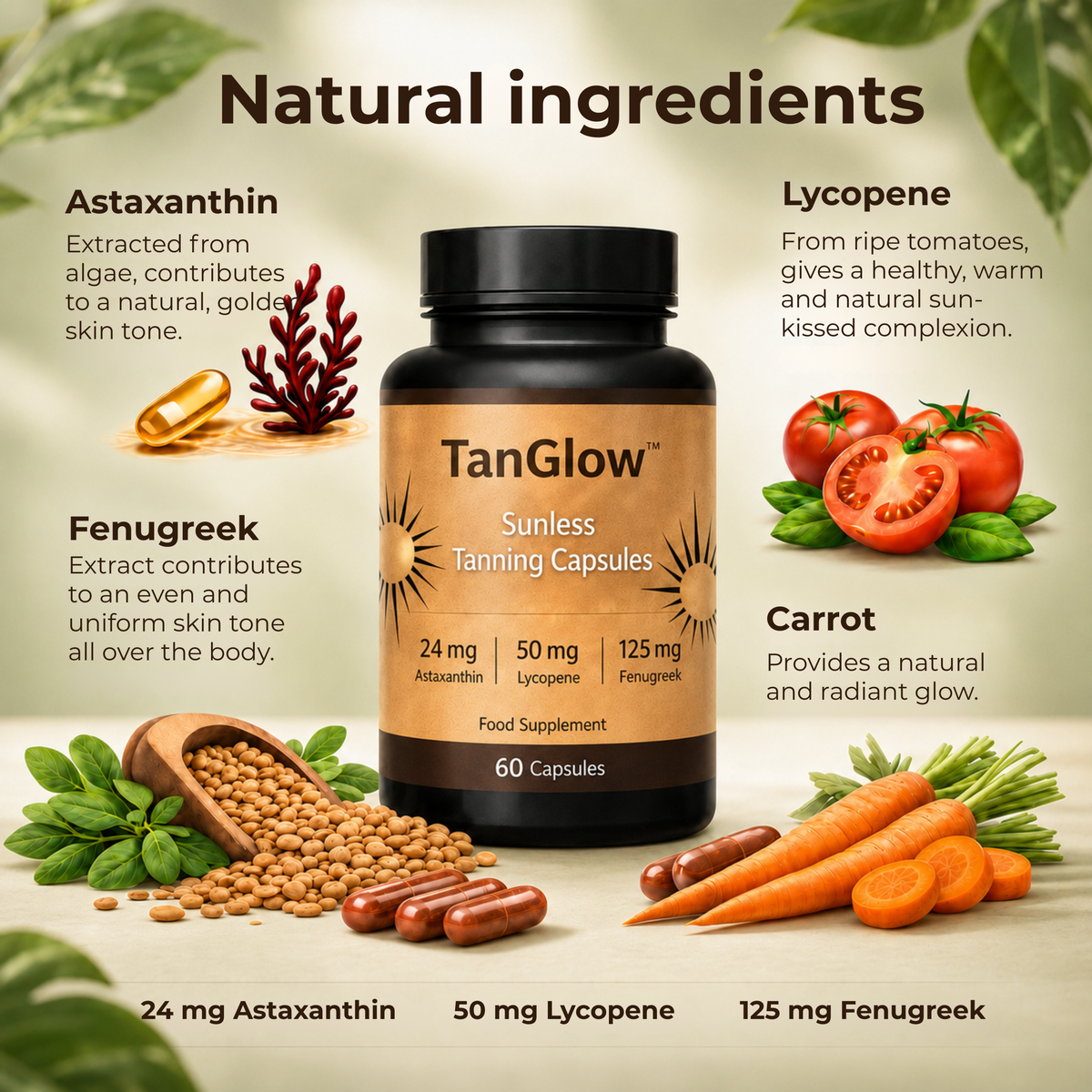 TanGlow™ | Get a Naturally Sun-Kissed Glow — Without Hours in the Sun