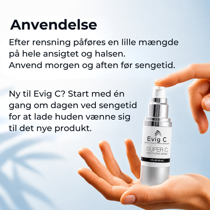 Evig C | Én Serum. Synligt Smukkere Hud. Hver Dag.