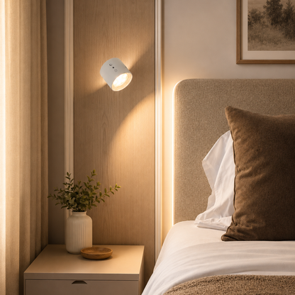 AuraLume™ | Trådløs Væglampe til din ro og hygge