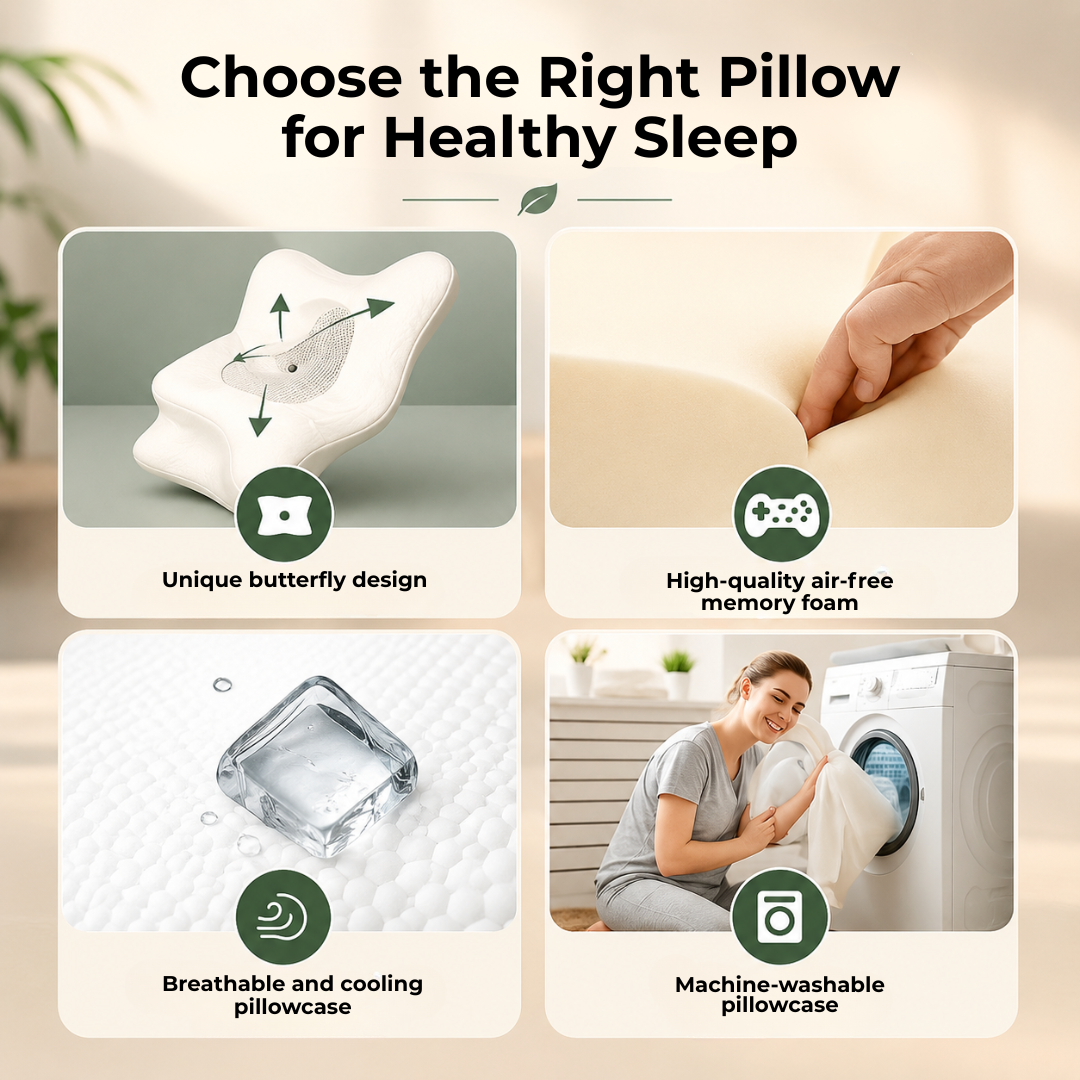 DreamAlign™ Ergonomic Pillow | Get Rid of Neck Pain & Tension