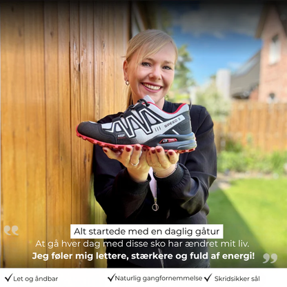 VandreKomfort | Endelig en sko, der kombinerer komfort, støtte og stil – hele dagen lang