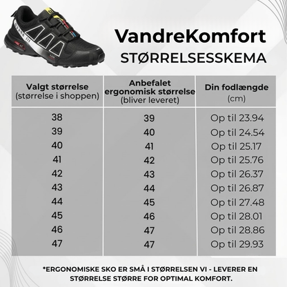 VandreKomfort | Endelig en sko, der kombinerer komfort, støtte og stil – hele dagen lang