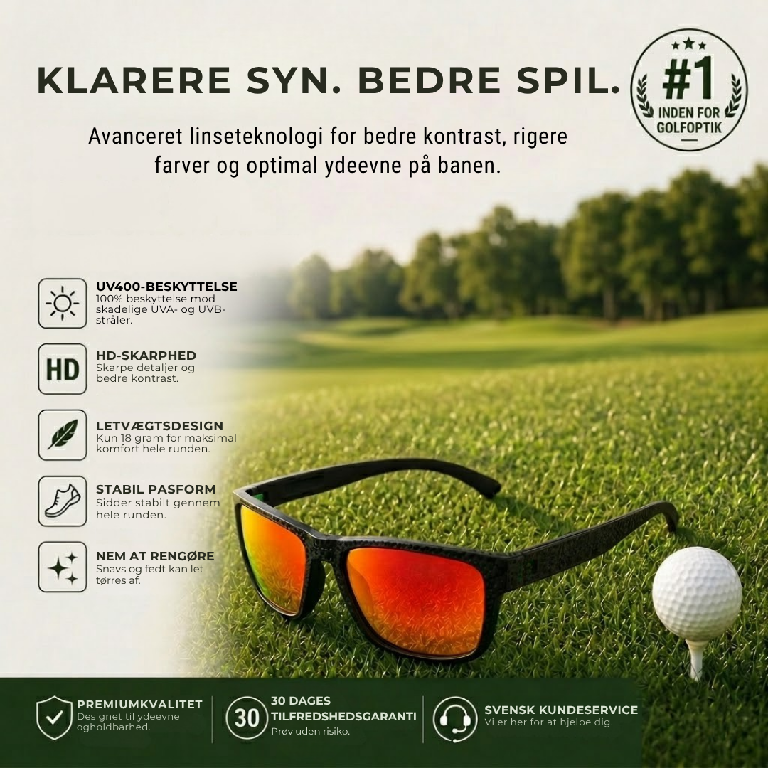 GreenVision™ | Oplev klarere syn og bedre kontrol på banen