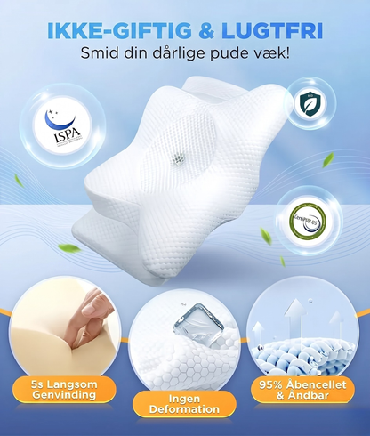 StilSøvn™ Ergonomisk Nakkepude (+ gratis pudebetræk & e-bog)