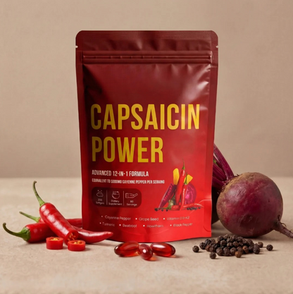 Stilstund Aktiv Capsaicin | Avanceret Cayenne Kompleks